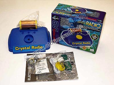 Radiobausatz - Electronic Crystal RADIO Kit - ITEM NO. MX-90IC