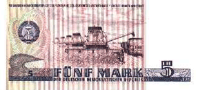 1975 - 5 Mark Rückseite